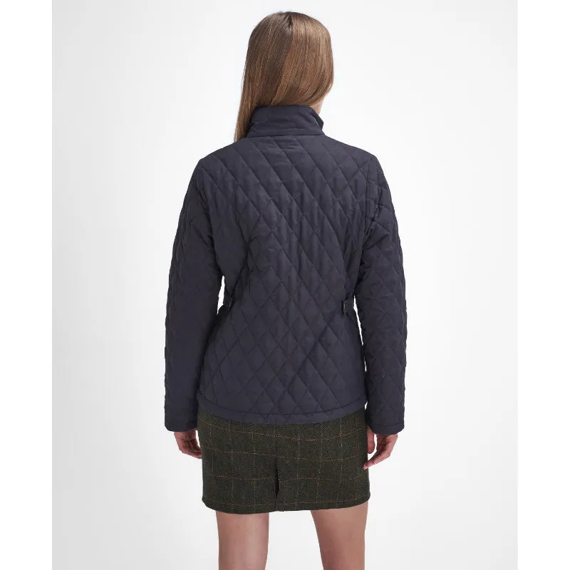 Barbour Country Winter Shoveler Quilted Ladies Jacket - Navy/Classic