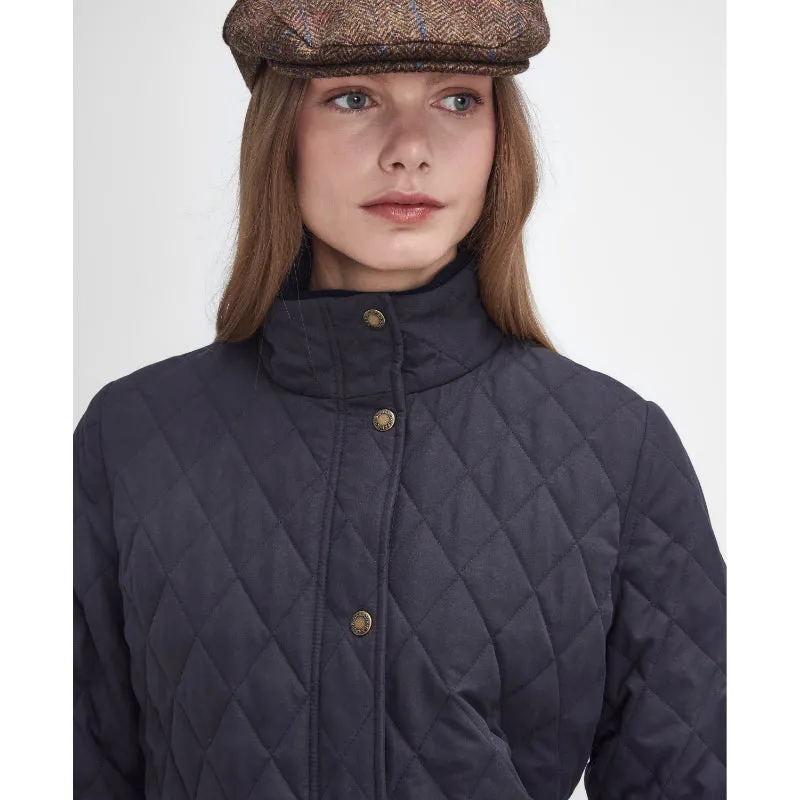 Barbour Country Winter Shoveler Quilted Ladies Jacket - Navy/Classic