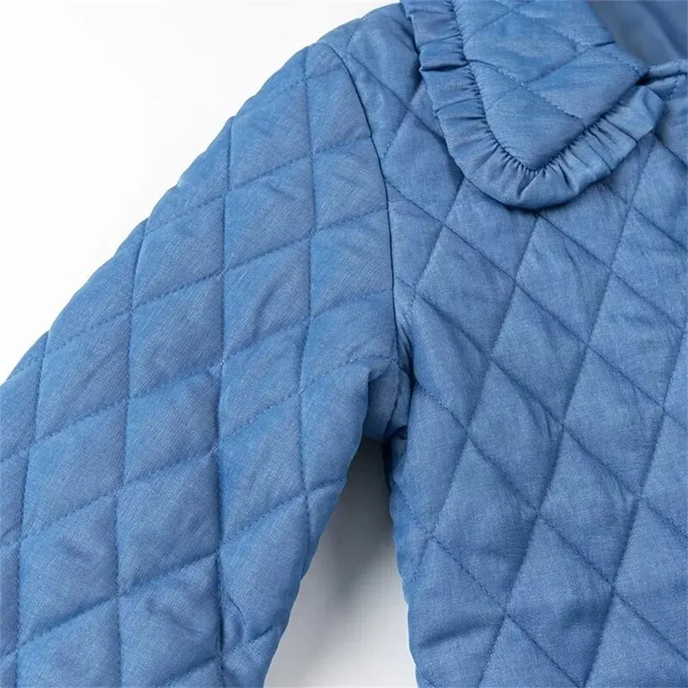 Classic Diamond Quilted Jacket for Women