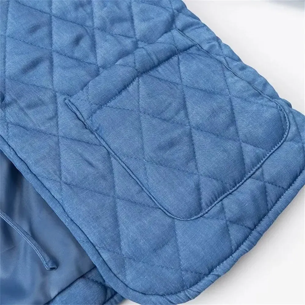 Classic Diamond Quilted Jacket for Women