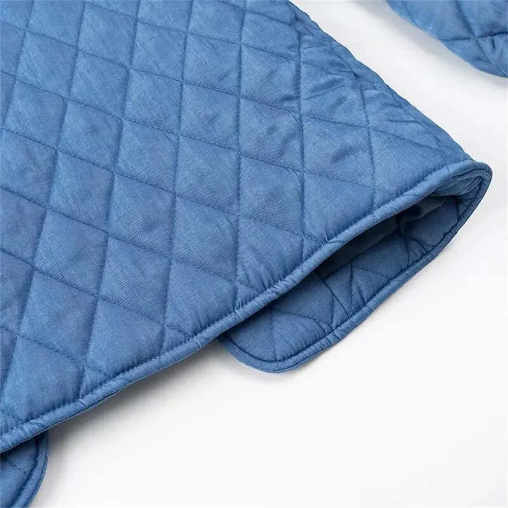 Classic Diamond Quilted Jacket for Women