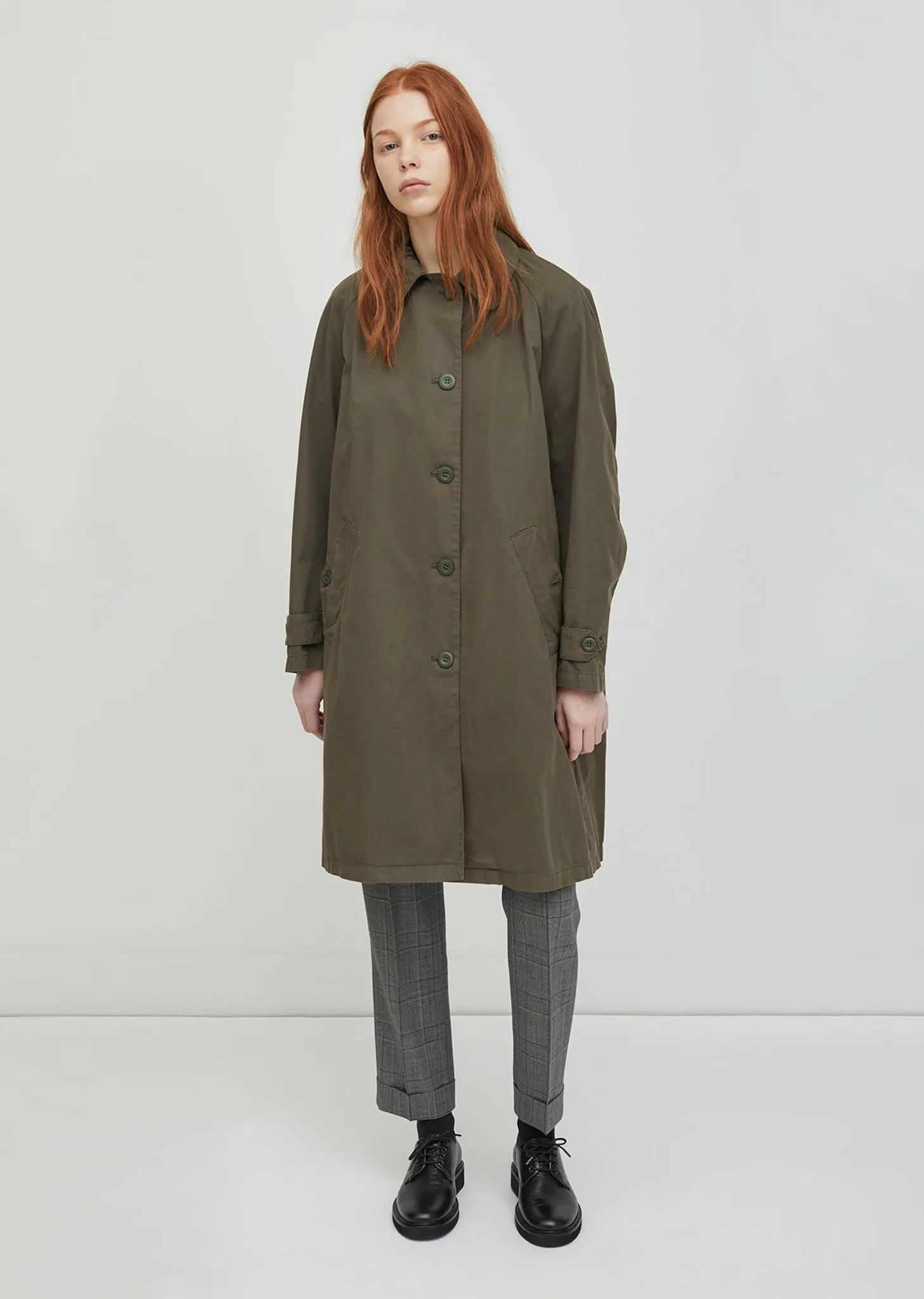 Cotton Drill Trench Coat