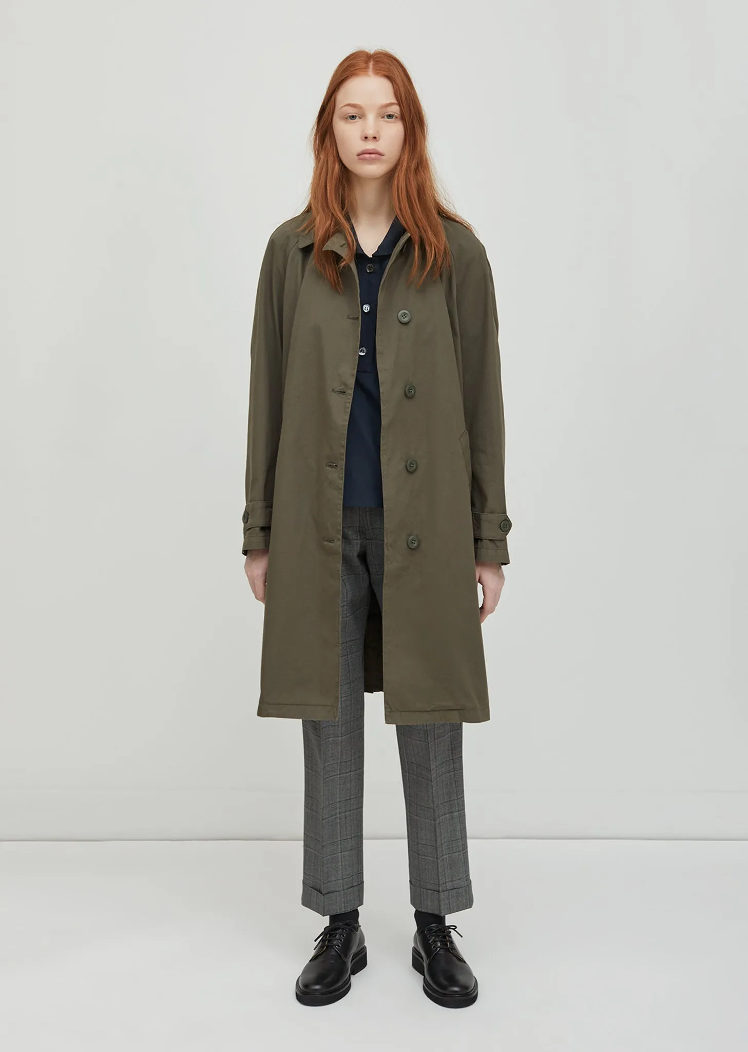 Cotton Drill Trench Coat