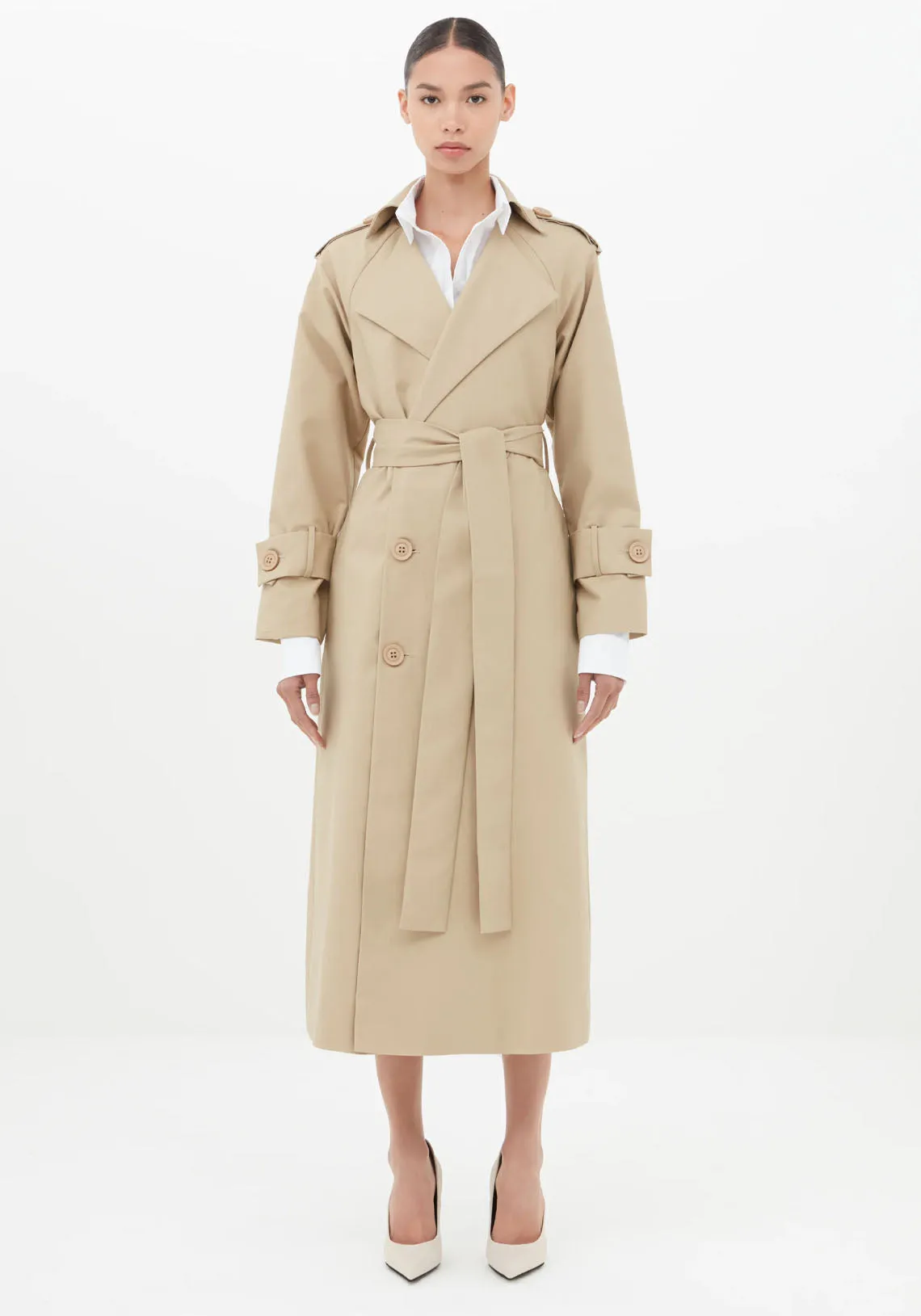 COTTON TRENCH COAT