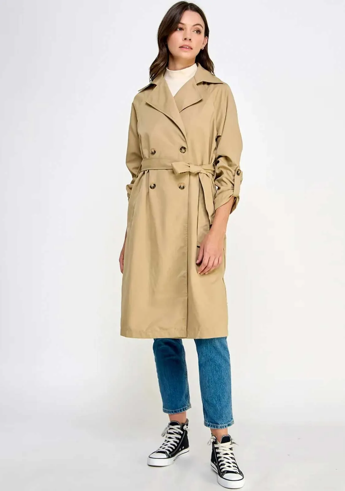 Double Breasted Trench Coat