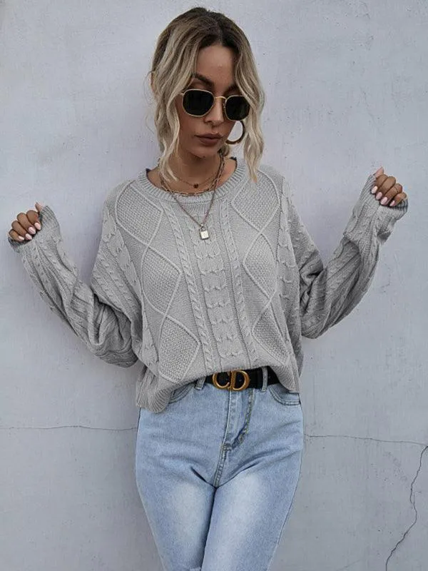 Effortless Chic: Cozy Loose Knit Sweater for Everyday Elegance