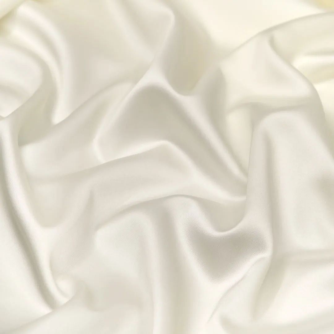 Elegant Stretch Poly Satin - Ivory