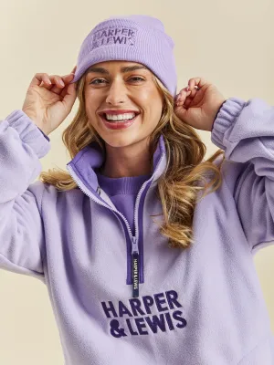 Elsa 1/4 Zip Fleece Lavender