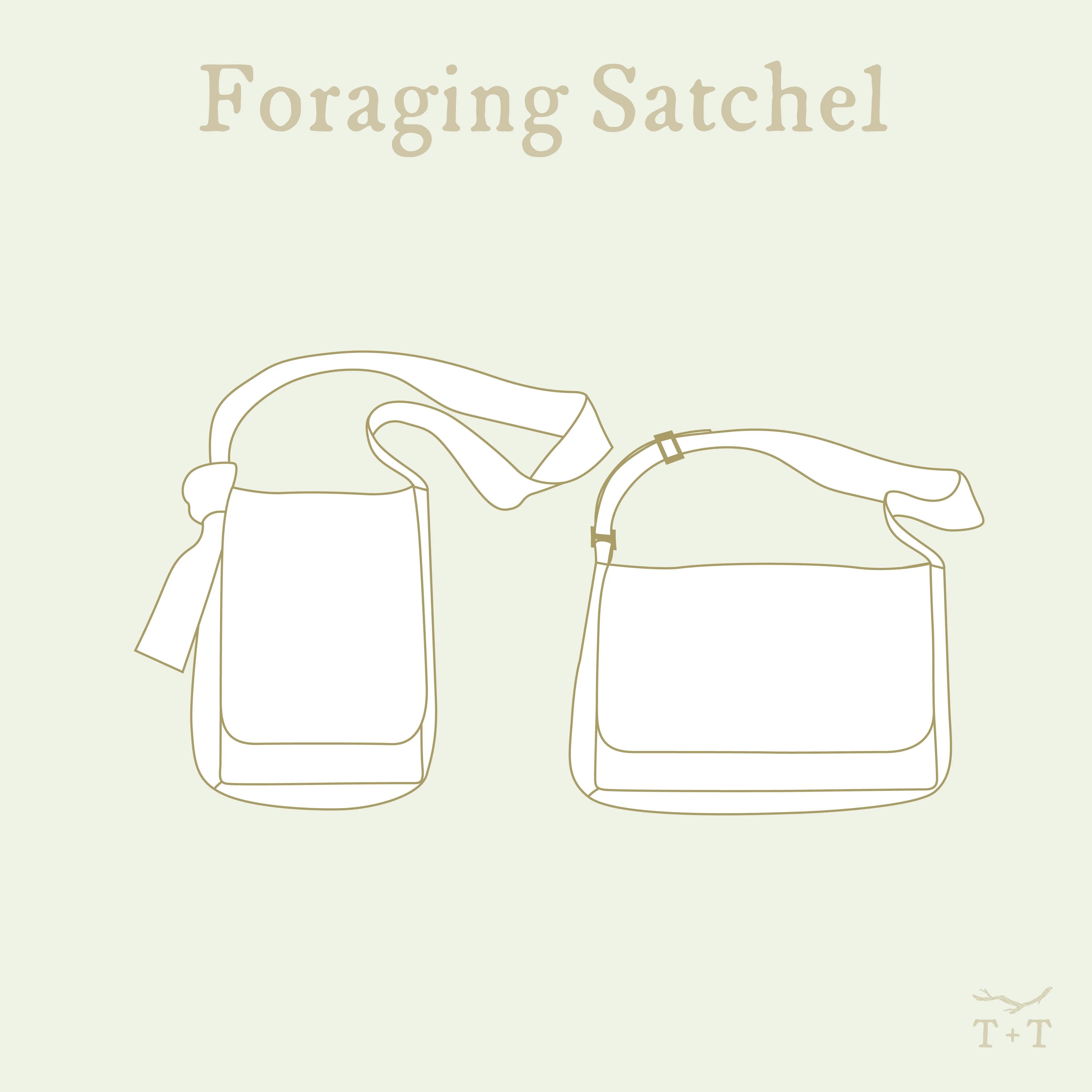 Foraging Satchel ~ Digital Pattern   Video Class