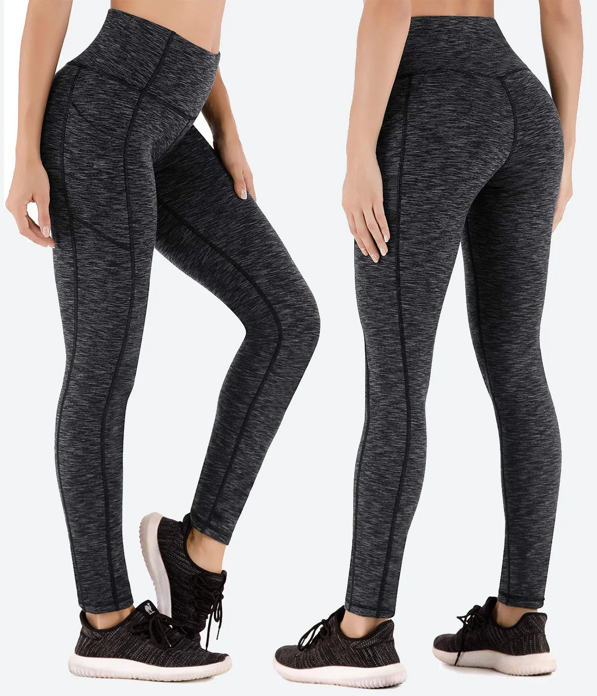 HeatLab Fleece Lined Winter Yoga Pants - HY49