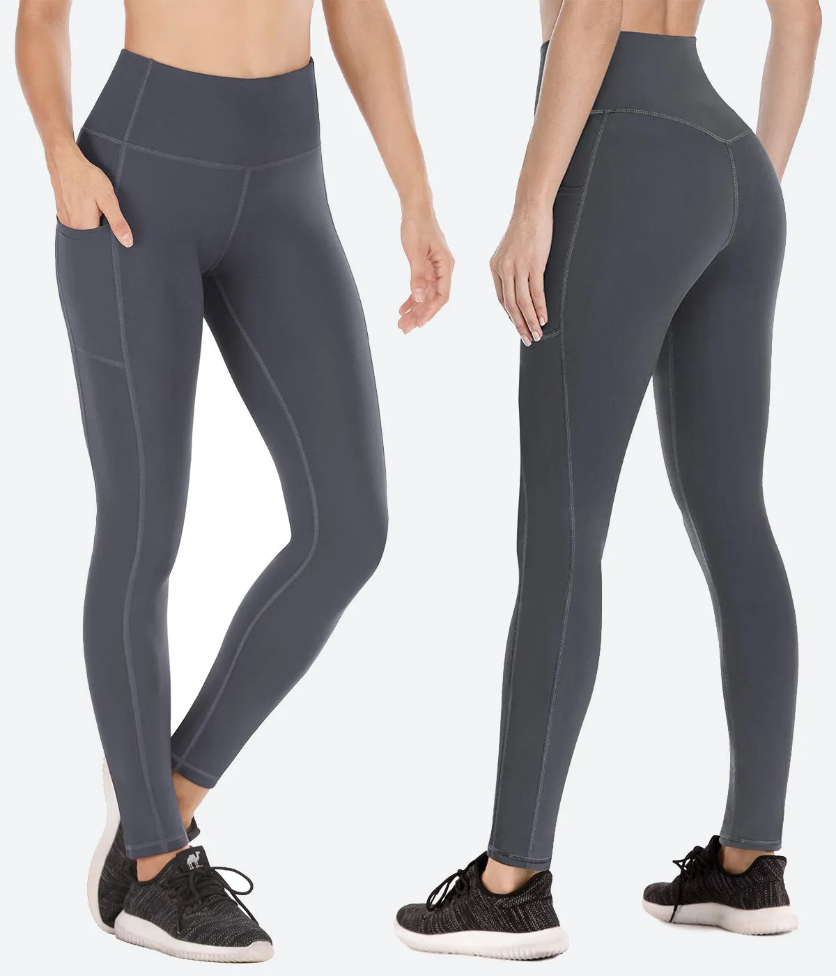 HeatLab Fleece Lined Winter Yoga Pants - HY49