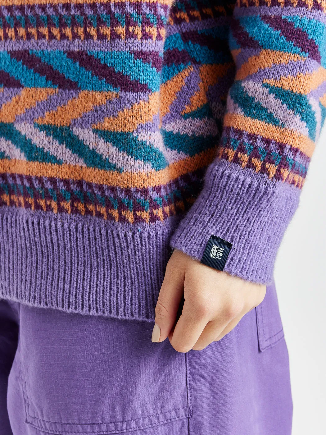 Kirby Retro Pattern Knitted Jumper