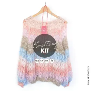 Knitting Kit – Top-down Club Pullover Pastel No.15 (ENG-NL)