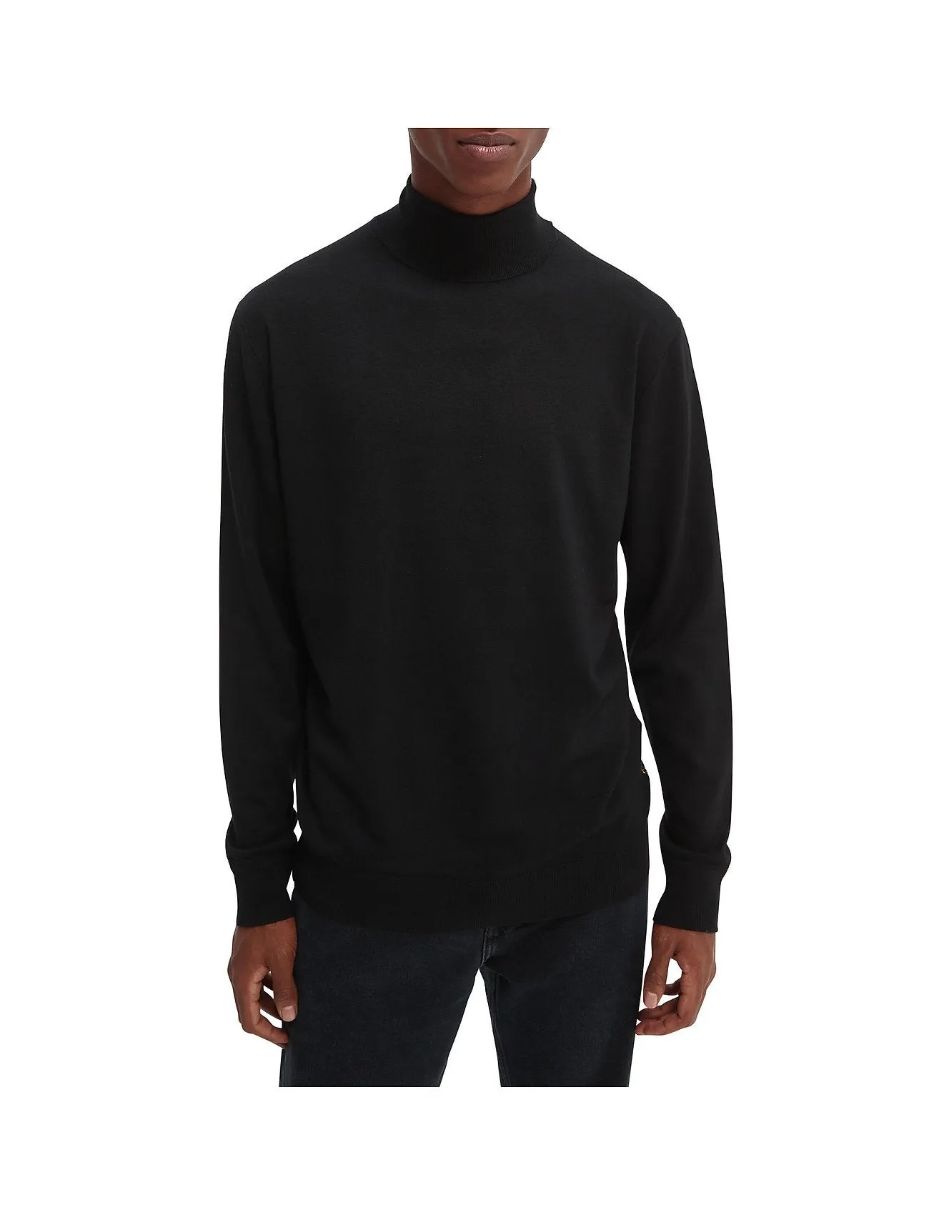 Melange Turtleneck (Black)