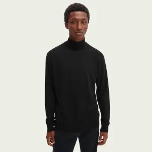 Melange Turtleneck (Black)