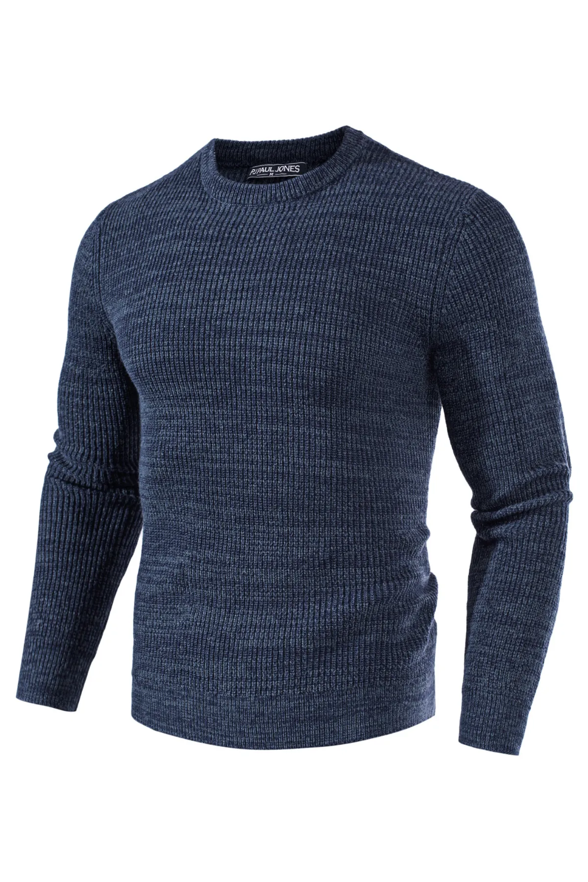 Men's Crewneck Sweater Long Sleeve Vintage Knitted Pullover