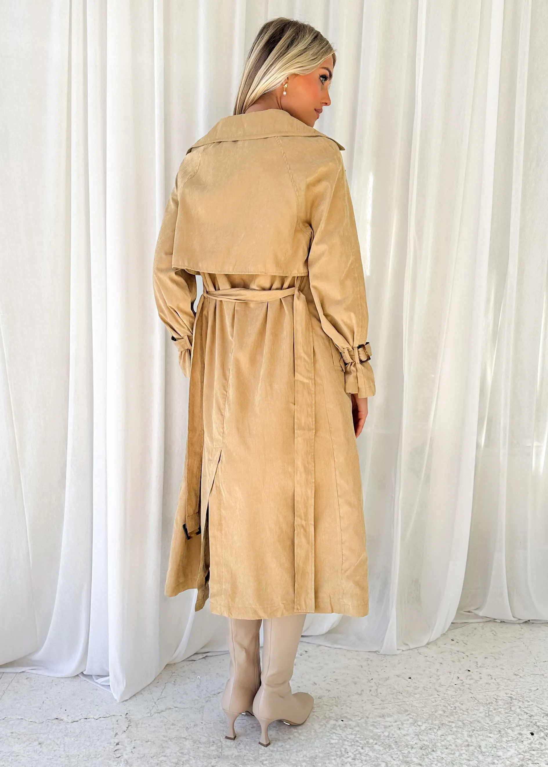 Monique Trench Coat - Beige