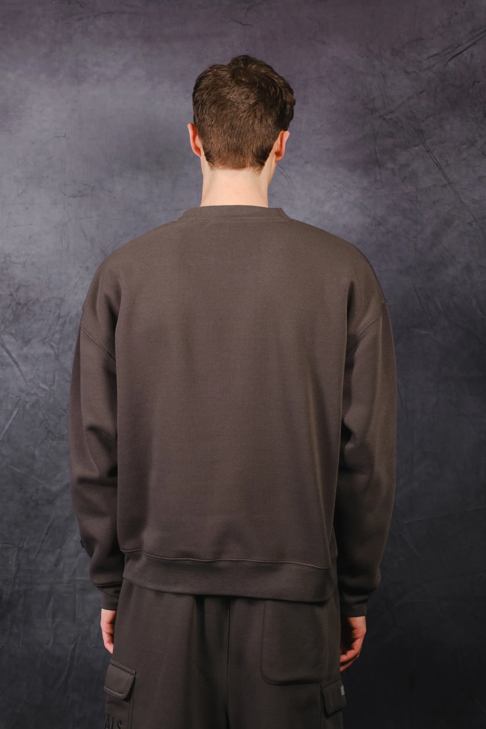 Originals Tonal Embroidered Fleece Crew Neck Sweatshirt