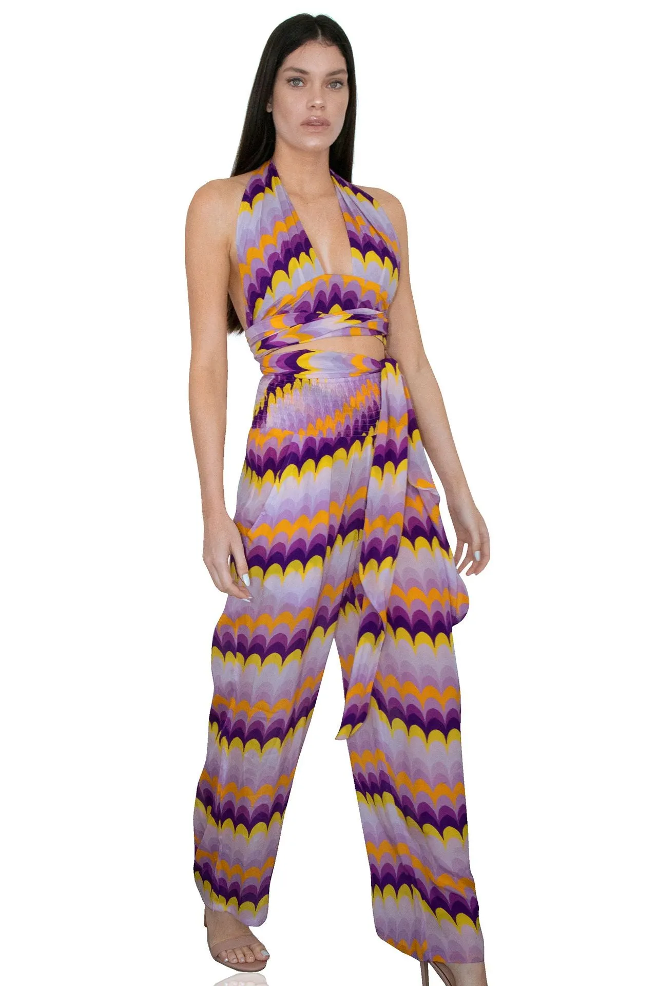 Purple Women Pant