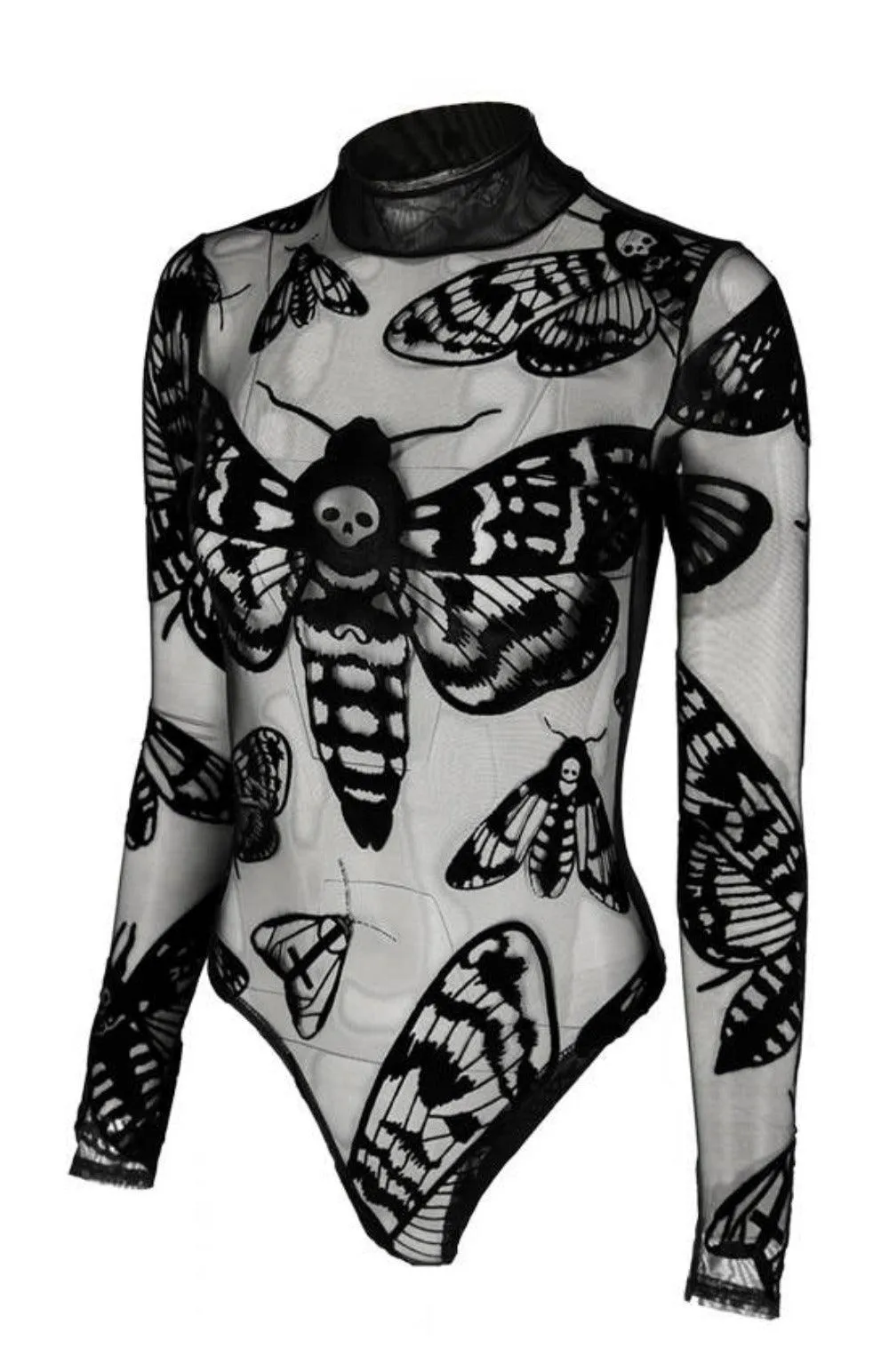 Restyle - Death's Head Moth mesh bodysuit