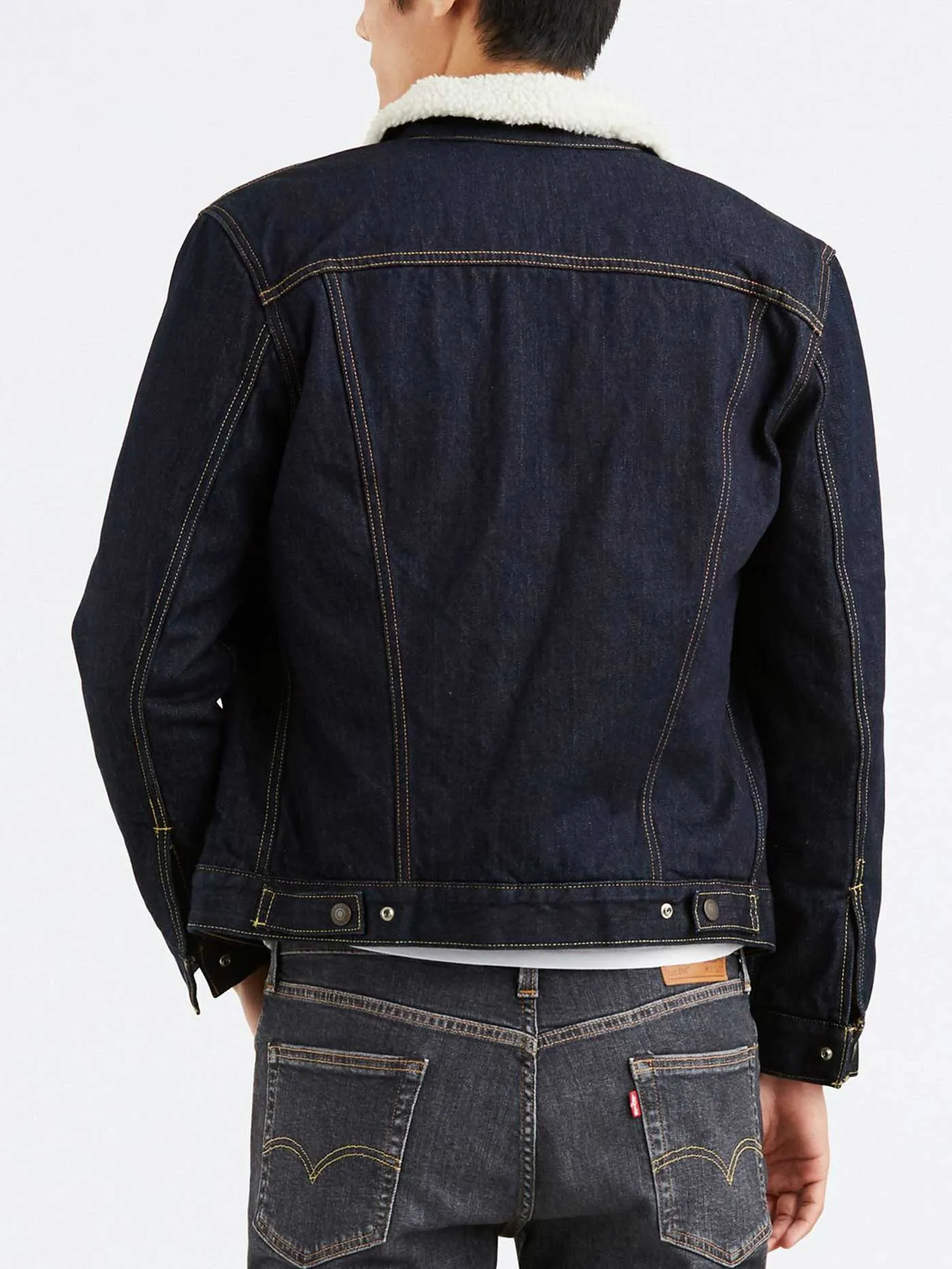 Sherpa Trucker Denim Jacket