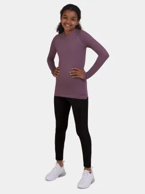 SuperThermal Compression Base Layer Top & Tights for Girls With Brushed Inner Fabric