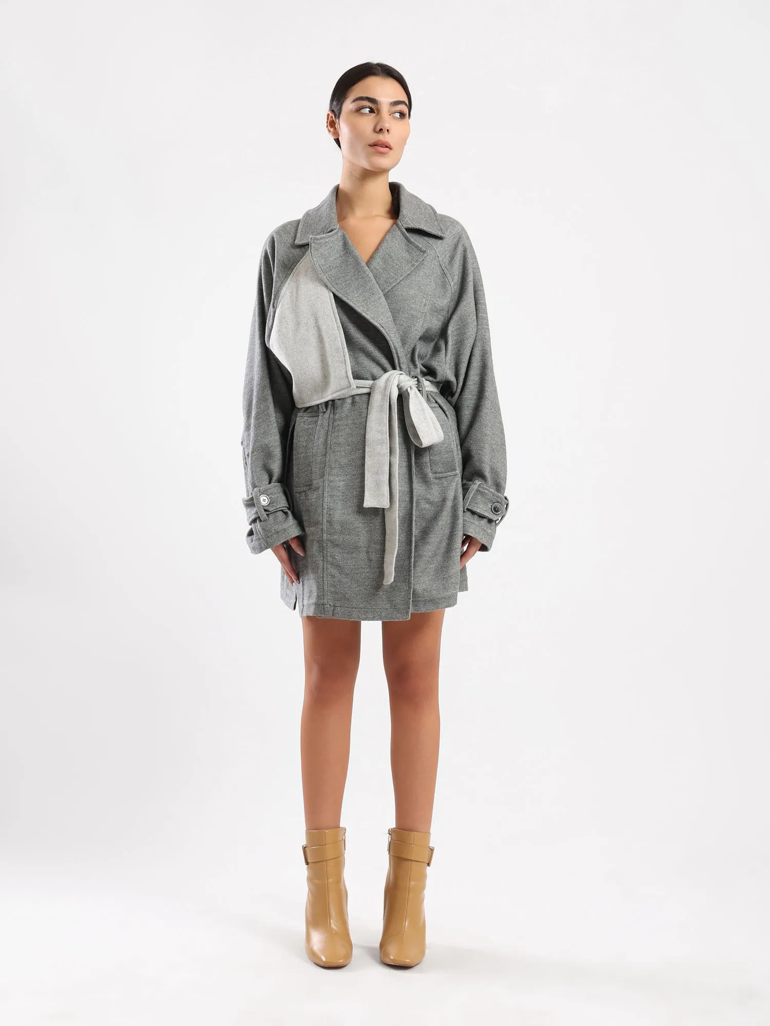 The 2 Tones Sophia Trench Coat - Kei Dress