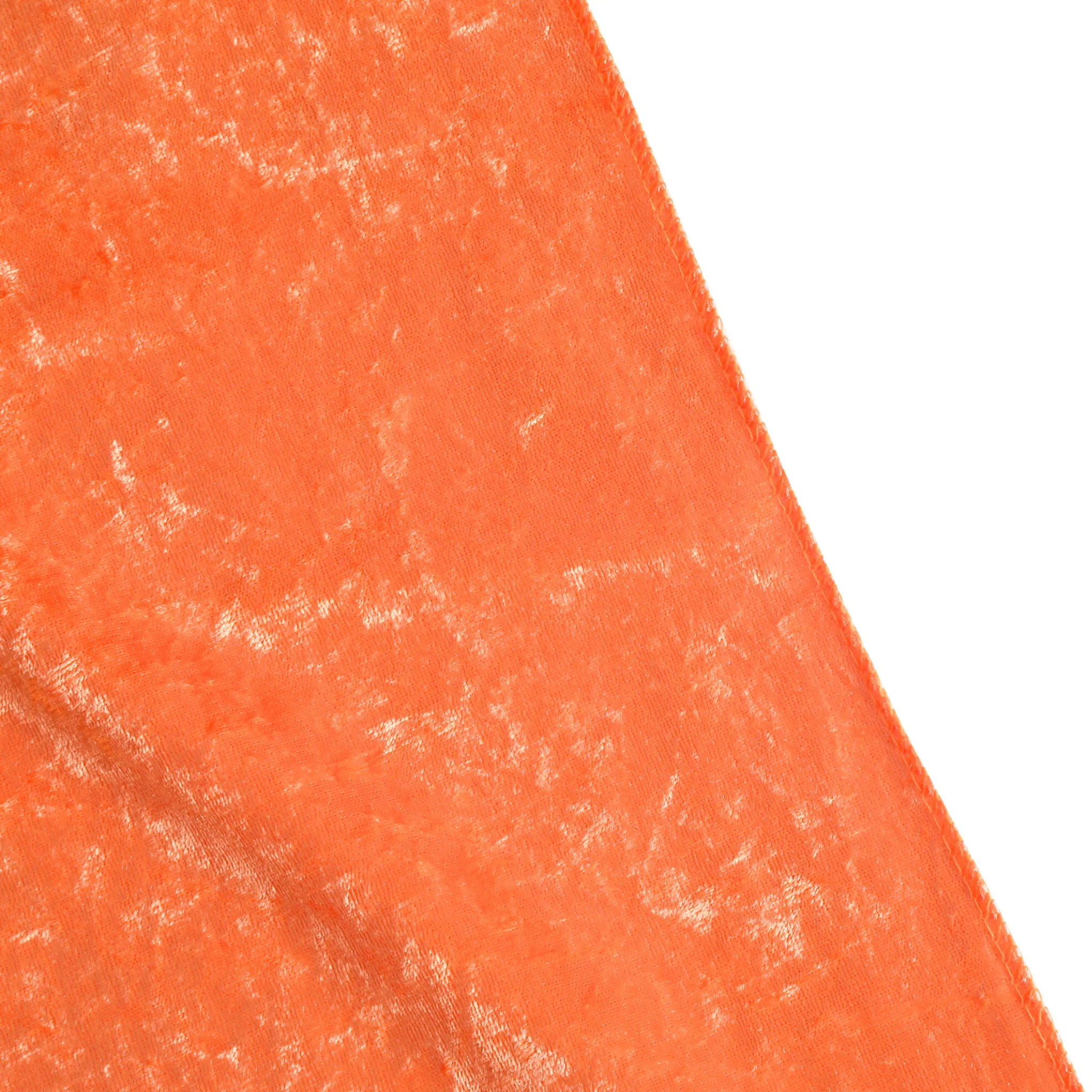 Velvet 90"x156" Rectangular Tablecloth - Orange