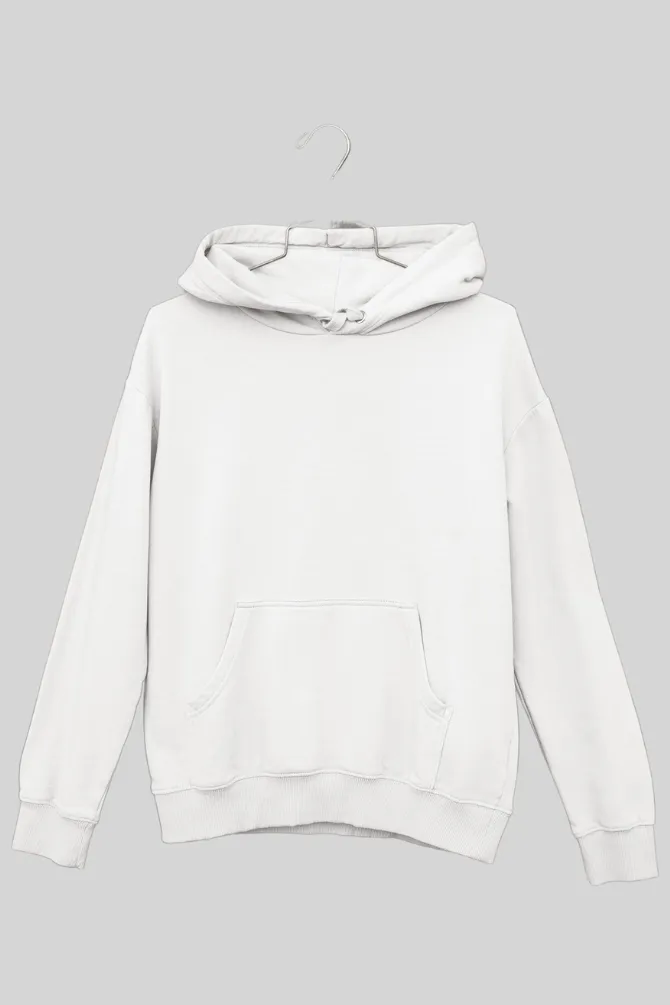 White Oversized Hoodie for women