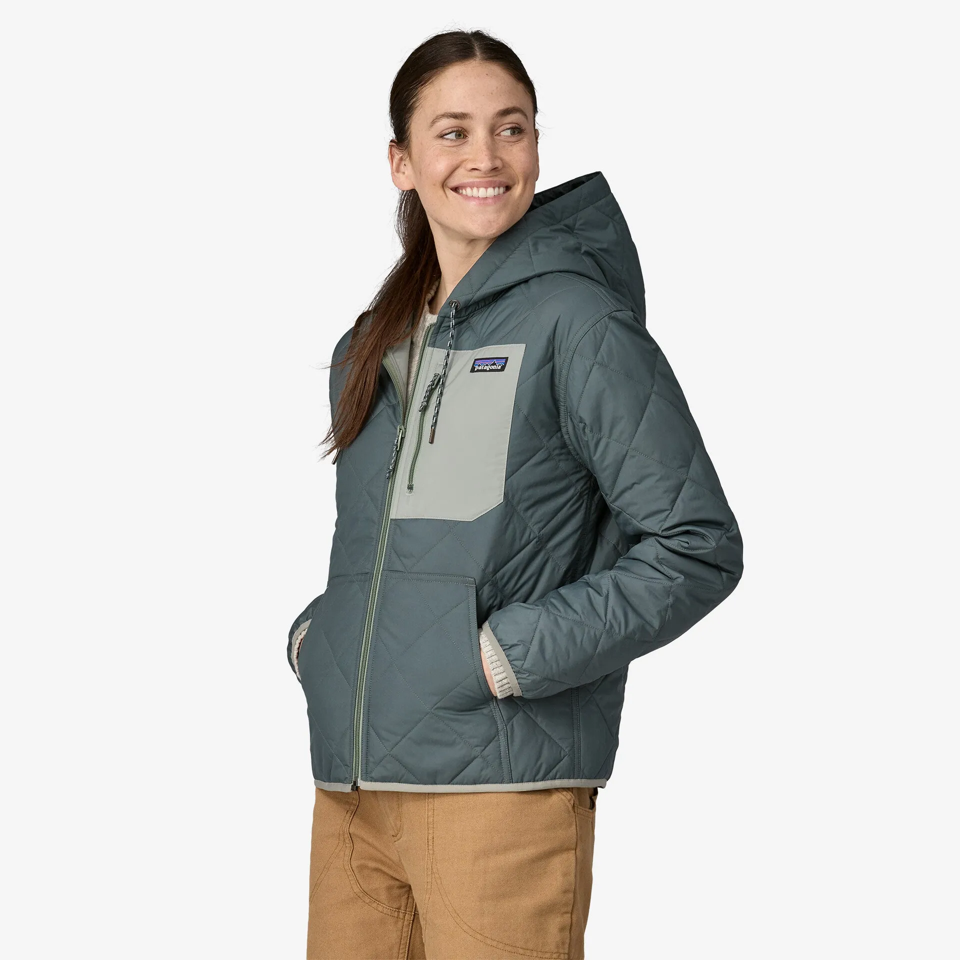 Women's Diamond Quilted Bomber Hoody (Past Season)